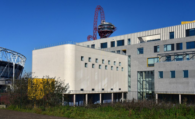 AVS 34 surface mounted louvres Sir Bobby Moore Academy, Stratford